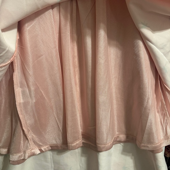 NWT Belle Poque Strawberry Print Pink Swing Midi A Line Dress - Picture 8 of 12